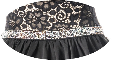 短波浪褶舞蹈裙 -Short Ruffle Dance Skirt (CW140)
